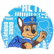 PAW PATROL 汪汪隊兒童矽膠泳帽, 藍色, 1個