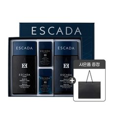 에스까다 옴므 퍼펙트 블루 EX 2종 세트+쇼핑백 남성화장품 스킨 로션 선물세트 2863472, 1개