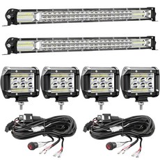 LED 라이트 배선 하네스 12V 20인치 키트 자동차 포드 4인치 슬림 24V 트럭, 5 Kit 20 Inch 24V Only