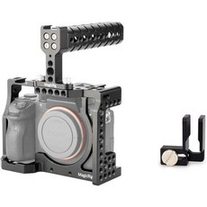 소니 A7RIII A7III A7M3용 케이지 + HDMI 호환 케이블 클램프, 소니 A7RIII A7III A7M3용 케이지 + HD