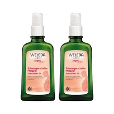 독일 내수용 벨레다 Weleda 임산부 케어 마사지 오일 튼살 천연 오일 Organic Mama Pregnancy Care Oil Stretch Mark Oil, 2개, 100ml