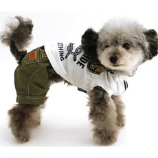 貝果貝果 日本 Pet Paradise 代理 Field Glide 夏季船錨連身褲 大狗M, 1個, 藍S