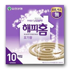 유한 해피홈 피우는 모기향 10매, 1개