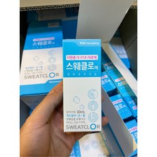 광동(Kwangdong) 데오드란트 롤온 체취 감소 땀 억제 및 산뜻함 유지, 2개, 30ml