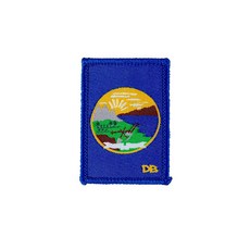 DIME BAGS 교체 가능한 패치 | 백팩 모자 재킷 및 다임 백 커스터마이징을 위한 후크 앤 루프 롤러 스케이트 173397, 주 - 몬태나