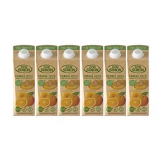 [돈시몬] 100프로 NFC 착즙주스 1L 오렌지 X 6팩, 1세트