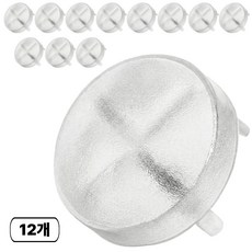 디어쿼츠 콘센트 가리개 커버 마개 안전커버, clear, 12개