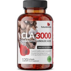 Futurebiotics CLA 3000 Extra High Potency - Non-Stimulating Conjugated Linoleic Acid Non GMO 120, Futurebiotics CLA 3000 Extra H, 1개