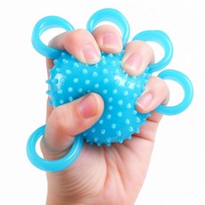 에바오 재활 치료용 악력 강화 볼, 1개, 블루