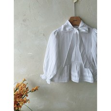 유아 블라우스 아기 아동 키즈 주니어 여아 리본 블라우스 2026 AZALEA