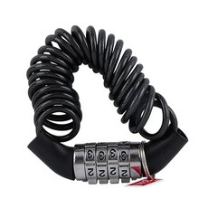 헬멧 잠금장치 오토바이 캐리어 좌물쇠 미니 자전거 도난 짐 휴대용 체인, 1개