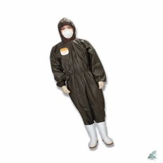 별봄샤인 일회용 방진복 원피스 진회색 XL 1P 안전보호복