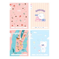 설래임 모닝글로리 초등노트 3-6 영어노트 넓은칸 랜덤1권, 무선제본, 여아