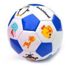專業級足球兒童幼兒園運動寶寶專用粘閤皮球正版卡通圖玩具高顔值, 1個, 動物白加蘭