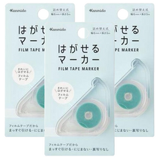 칸미도 떼어낼 수 있는 마커 필름 테이프 메이커 6mm x 5m, 3개