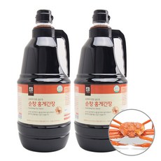 [순창고을] 홍게간장 순창 홍게맛간장, 1.8L, 2개