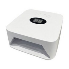 Ching co 青可 紅光美甲燈 充電款 蓄電式 攜帶式可拆式 美甲機 光撩 光療燈, 1個, 白色