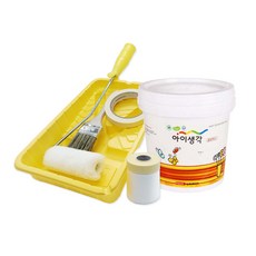 친환경 삼화페인트 곰팡이 결로방지 수성 페인트 벽지 벽면 베란다 방수페인트 도구포함 2리터, 화이트, 1세트, 2L