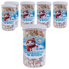 歐姆貓 海陸原肉凍乾粒 真空冷凍乾燥 保留原型食物 鎖住新鮮營養 補充蛋白質, 雞肉鱈魚, 80g, 6罐