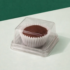 두쫀쿠 케이스 1구 화과자 모찌용기, 10개, 사각