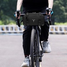 여행용 자전거 슬링백 힙색 수납 가방, 1개, 블루