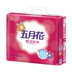 永豐餘 五月花衛生紙 輕柔系列 1箱48包, 8個, 五月花 1箱, 1套