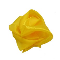 마술도구 마술소품 손수건 스카프 악세사리 뉴 24인치 실크-옐로우, 1개