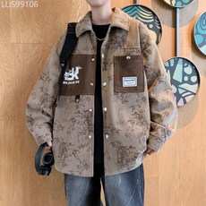 青少年春秋款帥氣襯衫式夾克