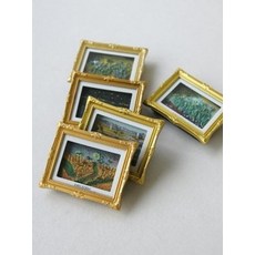 반고흐 미니 액자 5종 인테리어 장식, 까마귀가 있는 밀밭