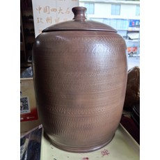坭興陶 茶葉罐 5斤裝 大容量 茶缸 廣西欽州手工製, 如圖所示, 1個