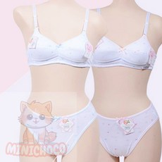 미니초코 여학생속옷세트 항균 가공 주니어 2단계 브라팬티세트