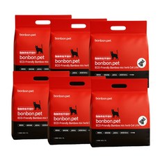 bonbon.pet 蹦蹦跳植草貓砂 ECO-Friendly竹草配方 低粉塵 可沖馬桶 3kg/6L, 3kg, 6個, 6L, 鮮竹.艾草香