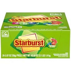 STARBURST 개별 포장된 새콤달콤한 과일맛 츄잉 캔디, 1개, 1.4kg