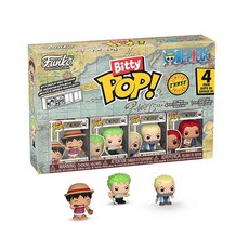 FUNKO Bitty POP 航海王 海賊王 魯夫故事線 4入組 超萌迷你公仔收藏, 1個
