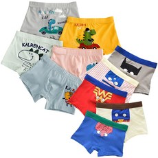 可愛恐龍系列童款棉質四角內褲 5入+可愛英雄系列童款棉質四角內褲 5入