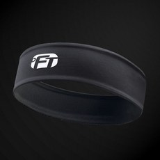 運動吸汗髮帶 戶外健身瑜伽跑步束髮頭巾, 黑色, 1個