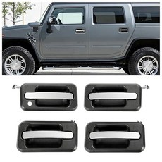 HECASA HU1311101 HU131101 HU1521101 HU1520101 전면 및 후면 드라이버 조수석 측용 2003-2009 허머 H2 베이스 교체품과 호환되는 외부, HECASA HU1311101 HU131101 HU15