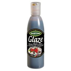 만토바 글레이즈 발사믹 식초 8.5온스 Mantova Balsamic Vinegar Glaze of Modena PGI Perfect for Ice Cream Marinade, 8.5온스(1팩), 1개