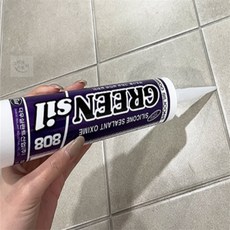 서락 Greensil 808 일반 글레이징 실리콘 욕실실리콘, 흑색