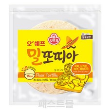 오뚜기 오쉐프 밀또띠아 6호(22g X 12장입) 264g, 22g
