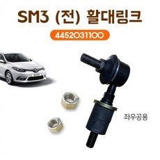 SM3 전링크 1개 4452031100 자동차 활대링크 스테빌라이저링크 좌우공용 국산 스탭링크 (Araium)