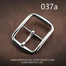 고급 304 스테인리스 스틸 핀 버클 액세서리 프리미엄 벨트 캐주얼 복장용 남녀, 17 037A