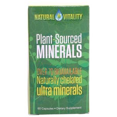 NATURAL VITALITY 植物礦物質膠囊, 60顆, 1盒