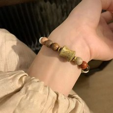 鴻利首飾廠 國風禪意木質串珠 手鏈 女新中式盤玩多寶手串