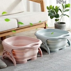족욕기 족욕기 발찜질 풋워시, 발지압 폴딩족욕기 핑크