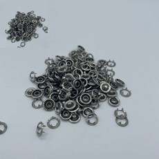 팔땨 가방 자켓 셔츠 의류 스냅단추 메탈 실버 똑딱이펀치 똑딱단추 딱단추