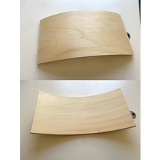 木質平衡板蹺蹺板兒童, 1個, 小號平衡板(可貼毛氈):如圖所示