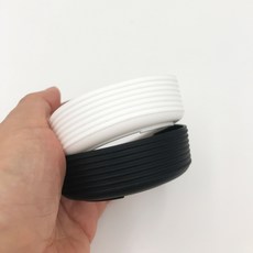 실리콘 텀블러 바닥 커버 6.5cm, 1개, 블랙