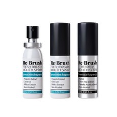 Re:Brush 清新噴霧 檸檬薄荷/綠茶香 15ml x 3入組, 3個
