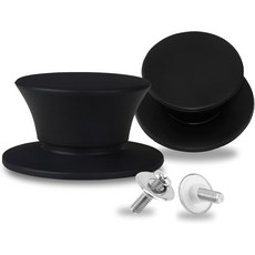 냄비 뚜껑용 레리킨 교체 실리콘 손잡이 부드러운 범용 팬 뚜껑 - 주방 조리기구 및 커버용 내열성 미끄럼 방지 식기세척기 안전2팩, Lid Knobs (2 Pack)